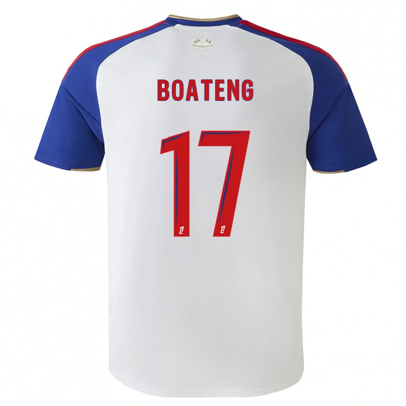 Danxen Hombre Camiseta Jerome Boateng #17 Azul Real Rojo Blanco 1ª Equipación 2026/27 La Camisa México