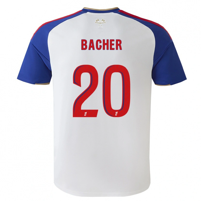 Danxen Hombre Camiseta Felix Bacher #20 Azul Real Rojo Blanco 1ª Equipación 2026/27 La Camisa México