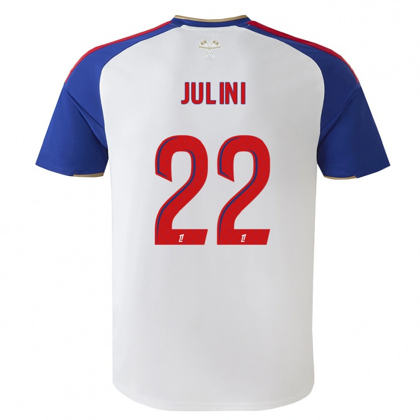 Danxen Hombre Camiseta Sally Julini #22 Azul Real Rojo Blanco 1ª Equipación 2026/27 La Camisa México