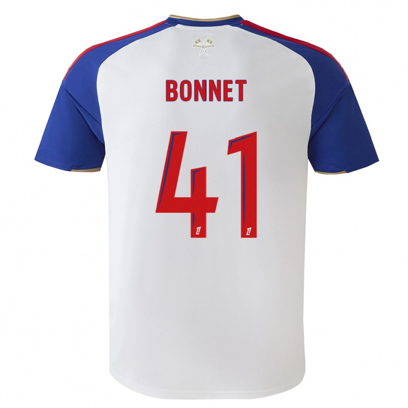 Danxen Hombre Camiseta Noam Bonnet #41 Azul Real Rojo Blanco 1ª Equipación 2026/27 La Camisa México