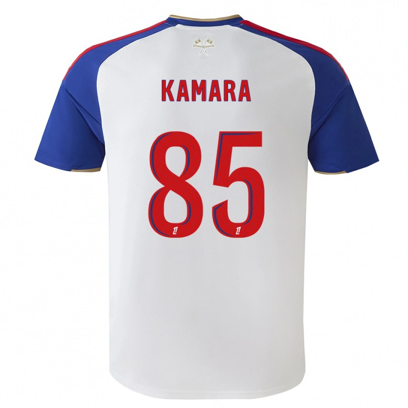 Danxen Hombre Camiseta Noham Kamara #85 Azul Real Rojo Blanco 1ª Equipación 2026/27 La Camisa México