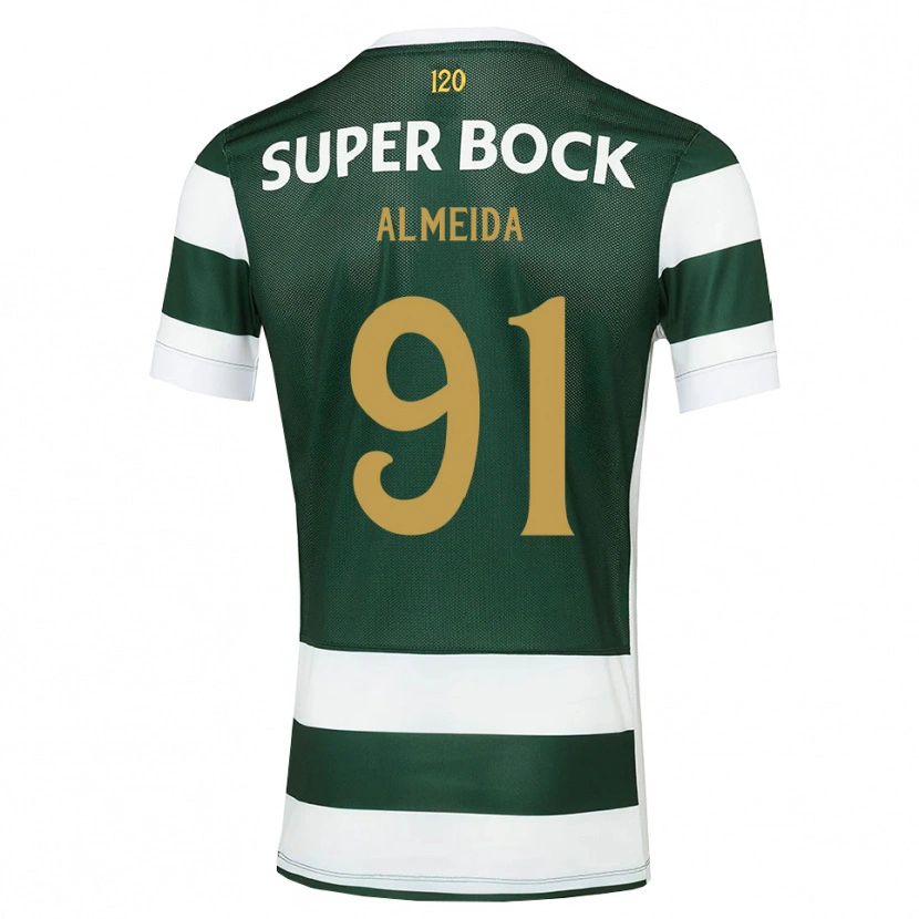 Danxen Hombre Camiseta Miguel Almeida #91 Grisardodarkslategray Blanco 1ª Equipación 2026/27 La Camisa México