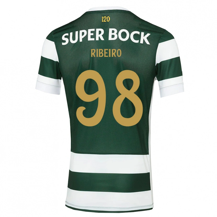 Danxen Hombre Camiseta Martim Ribeiro #98 Grisardodarkslategray Blanco 1ª Equipación 2026/27 La Camisa México