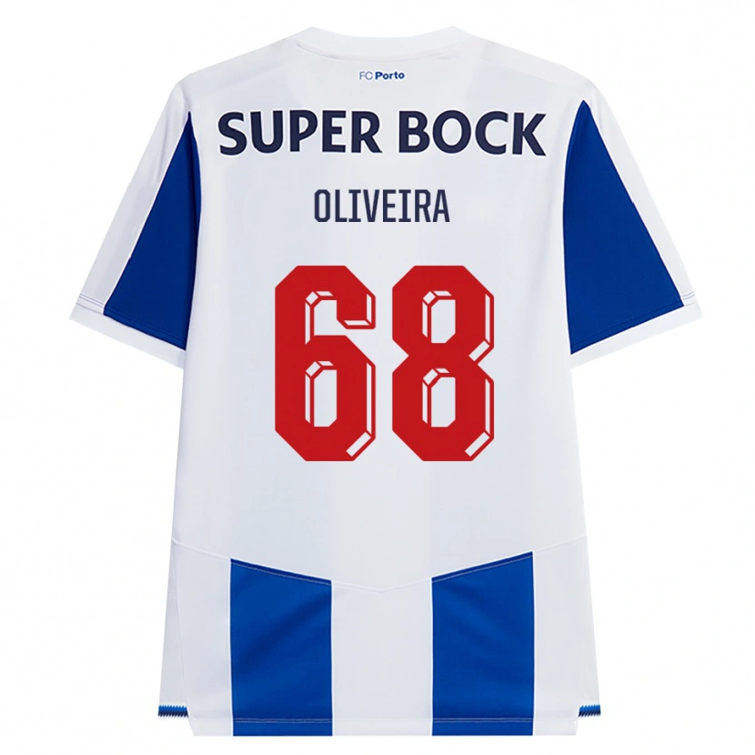Danxen Hombre Camiseta André Oliveira #68 Azul Blanco Rojo 1ª Equipación 2026/27 La Camisa México