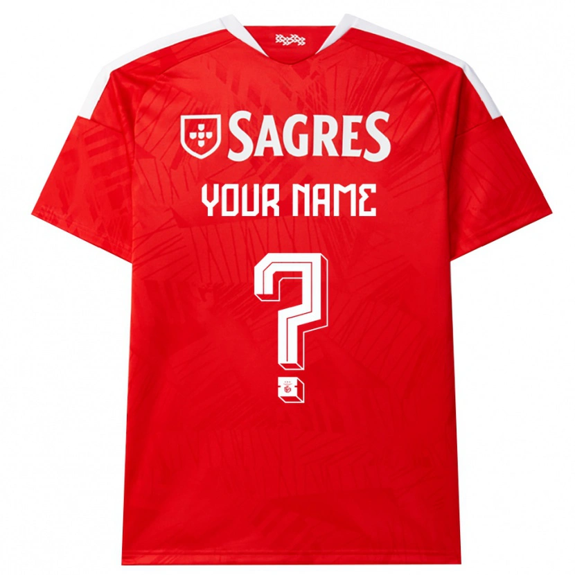 Danxen Hombre Camiseta Su Nombre #0 Rojo Blanco Amarillo 1ª Equipación 2026/27 La Camisa México