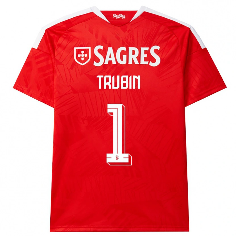 Danxen Hombre Camiseta Anatoliy Trubin #1 Rojo Blanco Amarillo 1ª Equipación 2026/27 La Camisa México