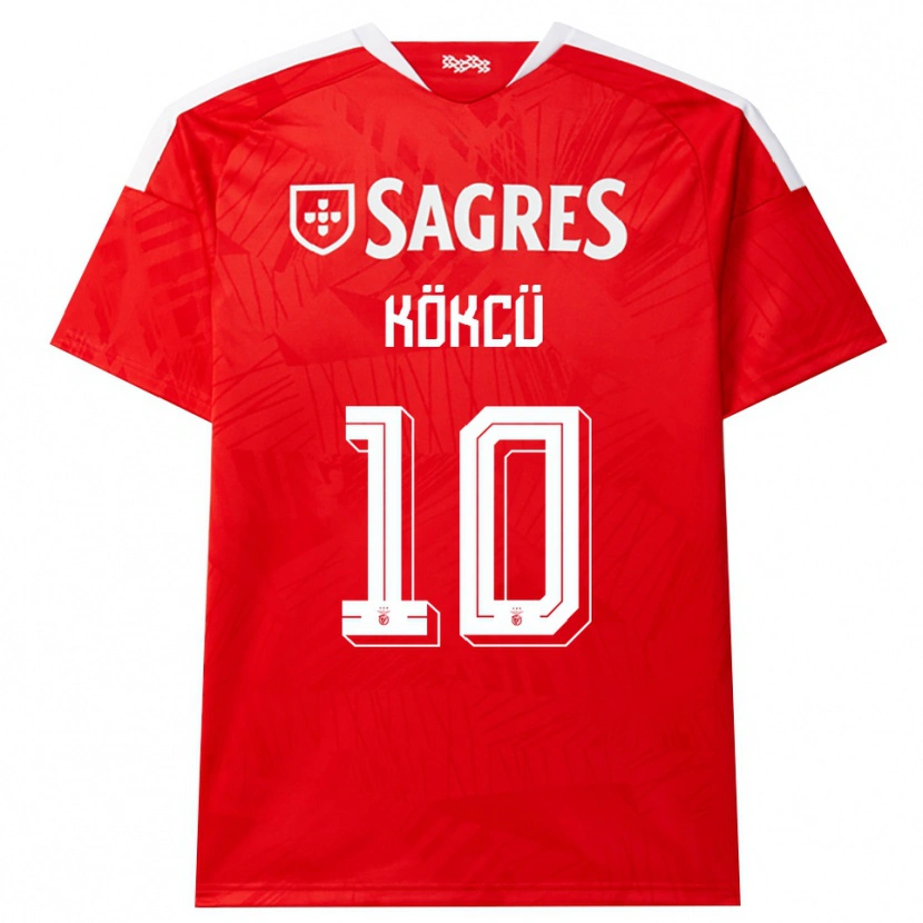 Danxen Hombre Camiseta Orkun Kokcu #10 Rojo Blanco Amarillo 1ª Equipación 2026/27 La Camisa México