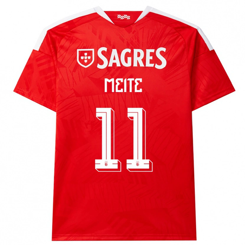 Danxen Hombre Camiseta Soualiho Meite #11 Rojo Blanco Amarillo 1ª Equipación 2026/27 La Camisa México