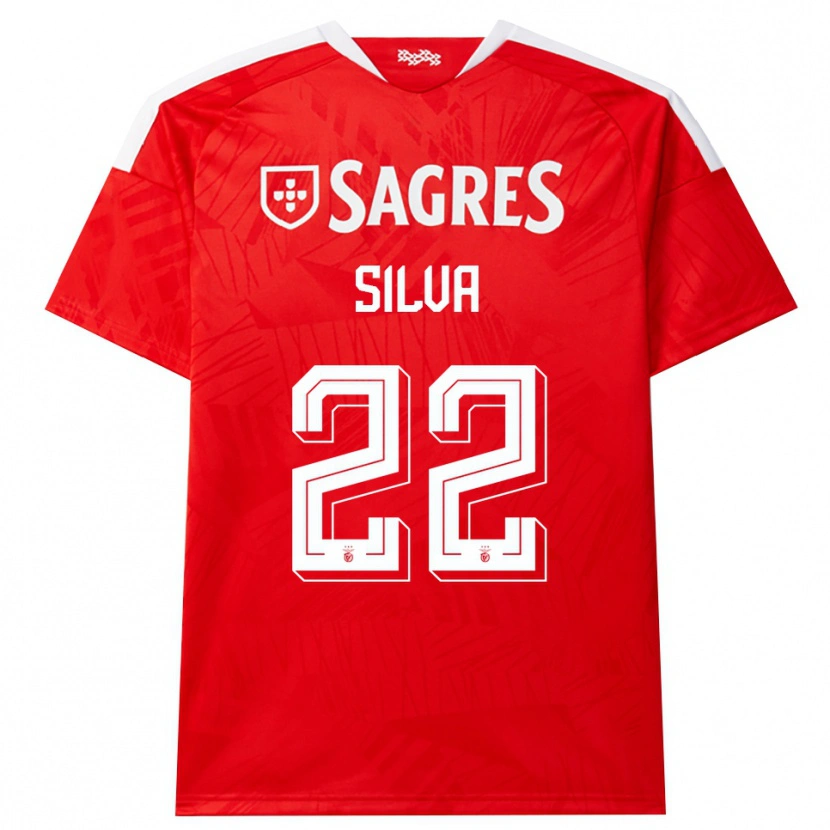 Danxen Hombre Camiseta Amelia Silva #22 Rojo Blanco Amarillo 1ª Equipación 2026/27 La Camisa México