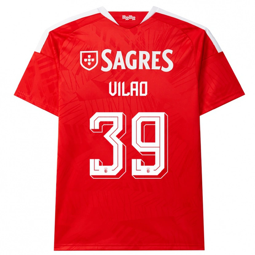 Danxen Hombre Camiseta Carolina Vilao #39 Rojo Blanco Amarillo 1ª Equipación 2026/27 La Camisa México