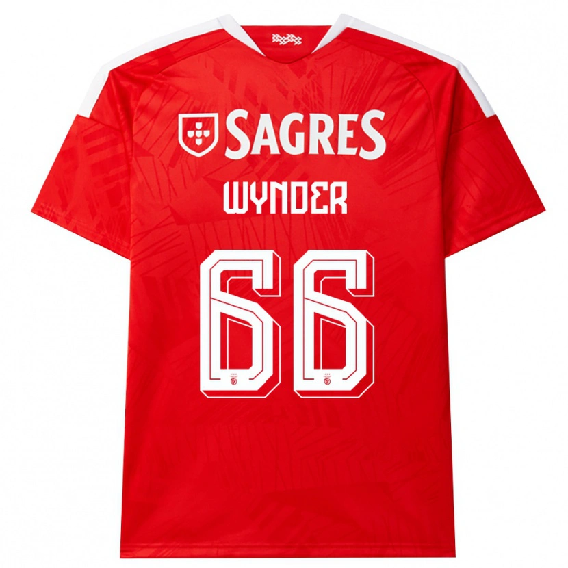 Danxen Hombre Camiseta Joshua Wynder #66 Rojo Blanco Amarillo 1ª Equipación 2026/27 La Camisa México
