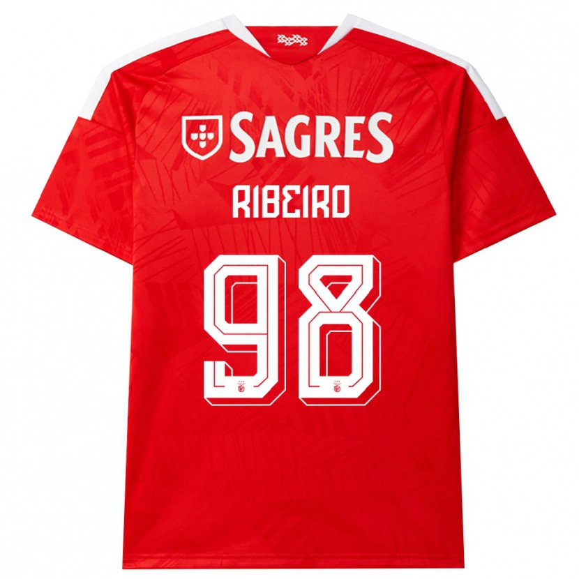Danxen Hombre Camiseta Ricardo Ribeiro #98 Rojo Blanco Amarillo 1ª Equipación 2026/27 La Camisa México