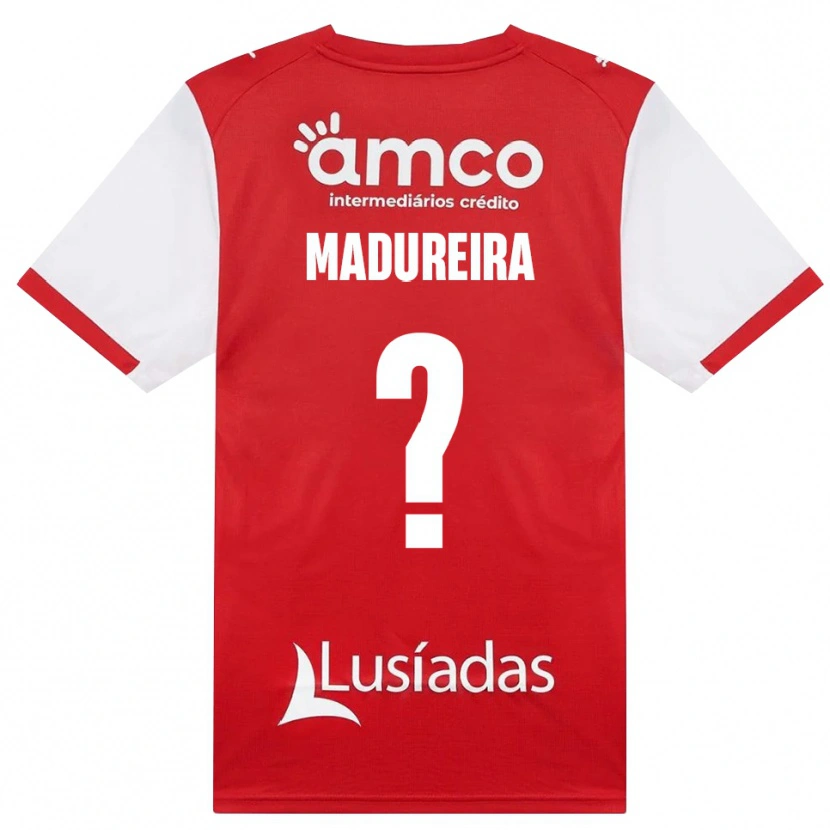 Danxen Hombre Camiseta João Madureira #0 Rojo Blanco Negro 1ª Equipación 2026/27 La Camisa México