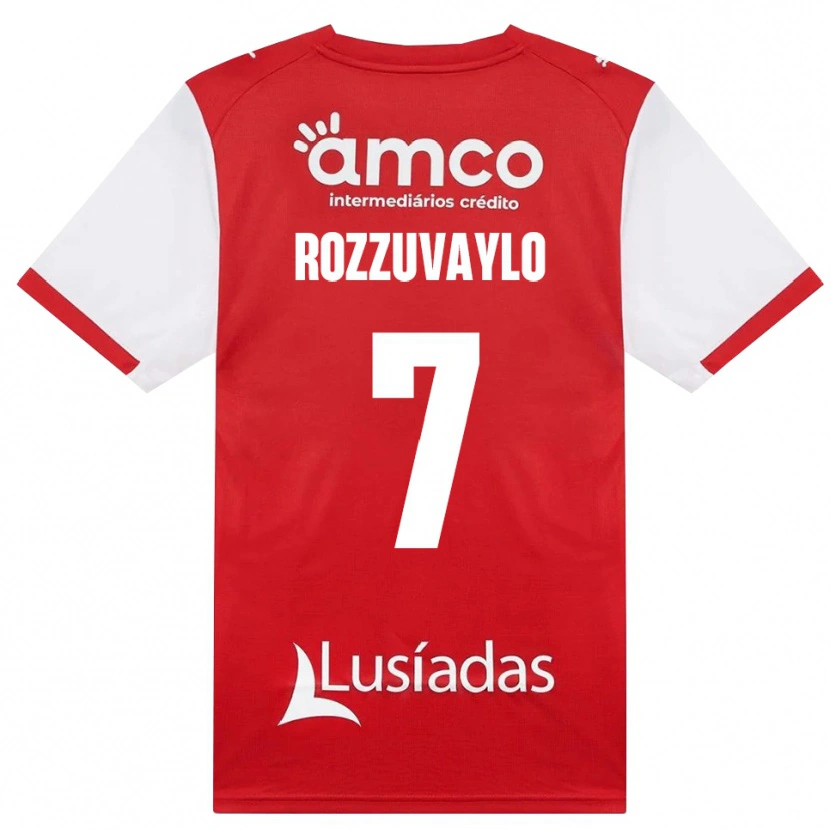 Danxen Hombre Camiseta Dani Rozzuvaylo #7 Rojo Blanco Negro 1ª Equipación 2026/27 La Camisa México