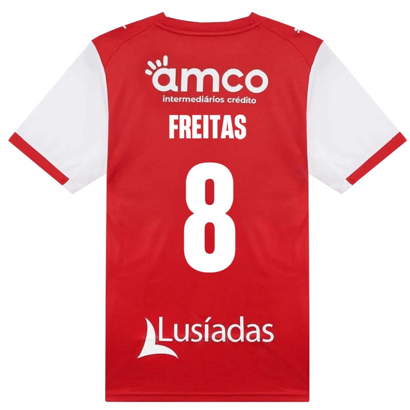 Danxen Hombre Camiseta Mylena Freitas #8 Rojo Blanco Negro 1ª Equipación 2026/27 La Camisa México