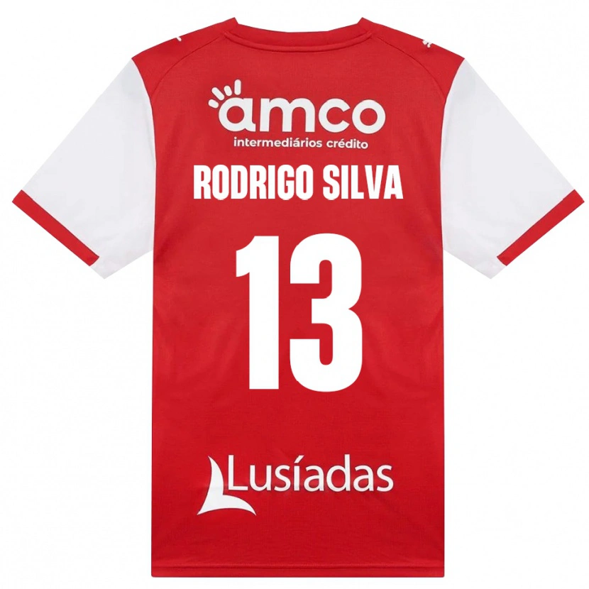 Danxen Hombre Camiseta Rodrigo Silva #13 Rojo Blanco Negro 1ª Equipación 2026/27 La Camisa México