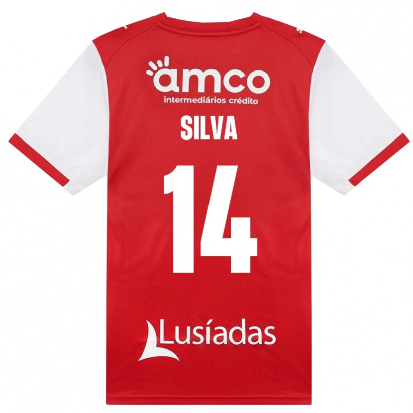 Danxen Hombre Camiseta Dolores Silva #14 Rojo Blanco Negro 1ª Equipación 2026/27 La Camisa México