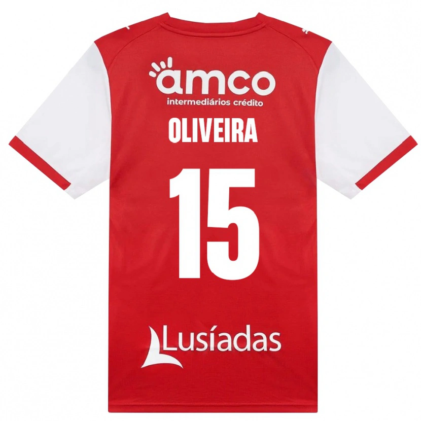 Danxen Hombre Camiseta Paulo Oliveira #15 Rojo Blanco Negro 1ª Equipación 2026/27 La Camisa México