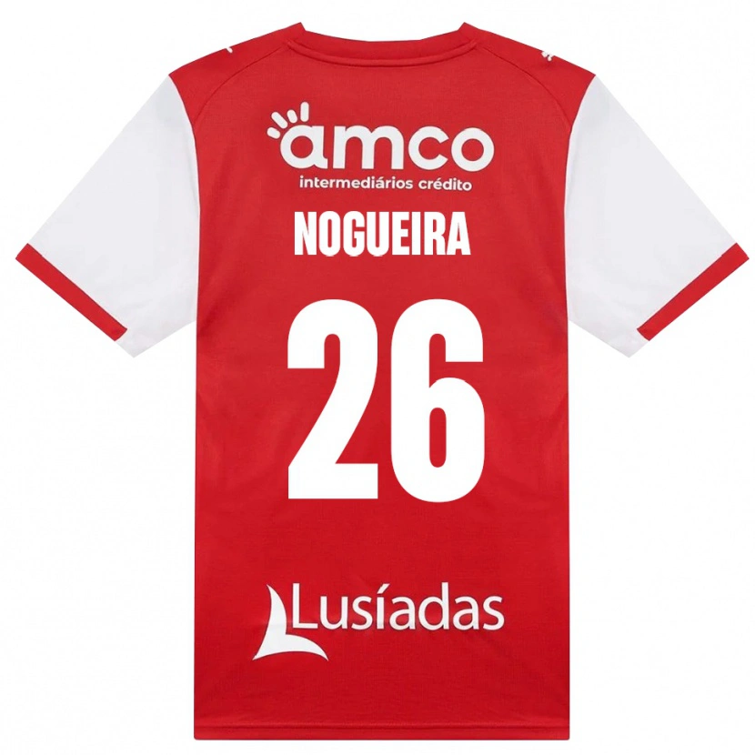 Danxen Hombre Camiseta Ana Nogueira #26 Rojo Blanco Negro 1ª Equipación 2026/27 La Camisa México