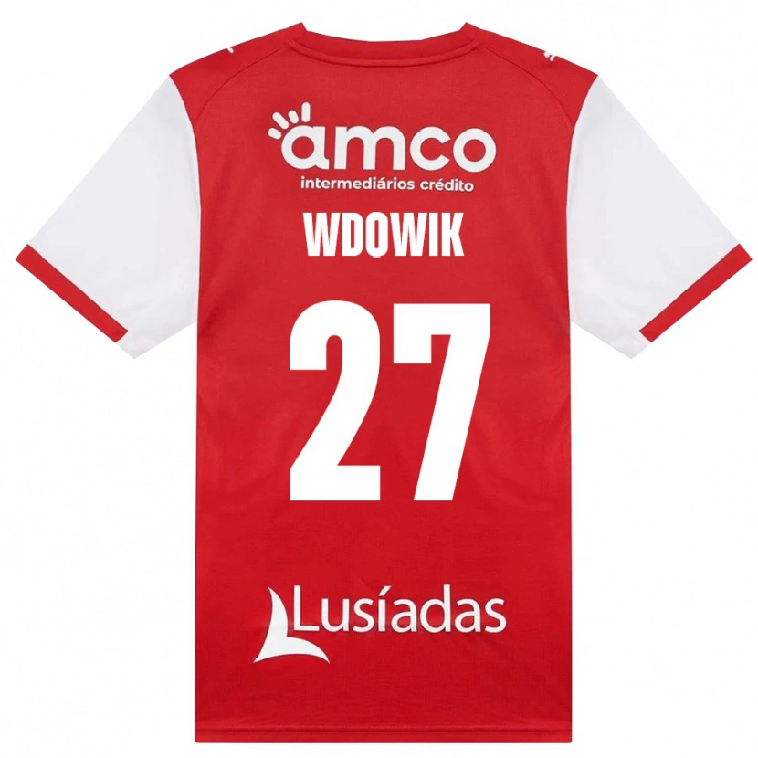 Danxen Hombre Camiseta Bartlomiej Wdowik #27 Rojo Blanco Negro 1ª Equipación 2026/27 La Camisa México