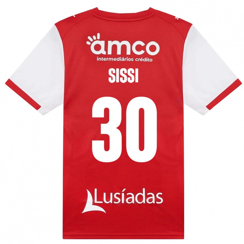 Danxen Hombre Camiseta Sissi #30 Rojo Blanco Negro 1ª Equipación 2026/27 La Camisa México