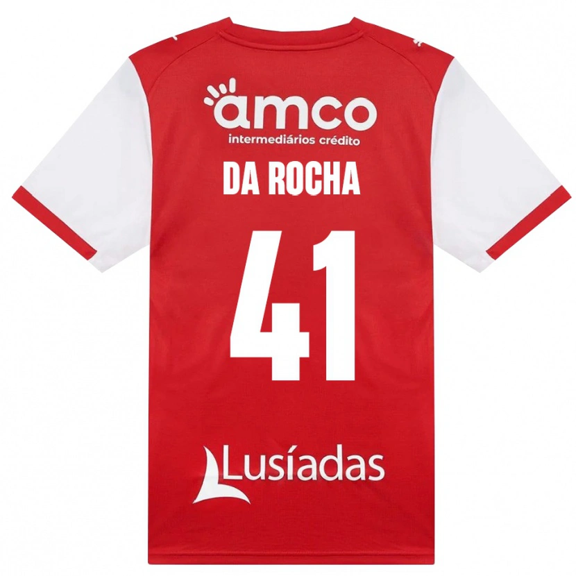 Danxen Hombre Camiseta Yanis Da Rocha #41 Rojo Blanco Negro 1ª Equipación 2026/27 La Camisa México