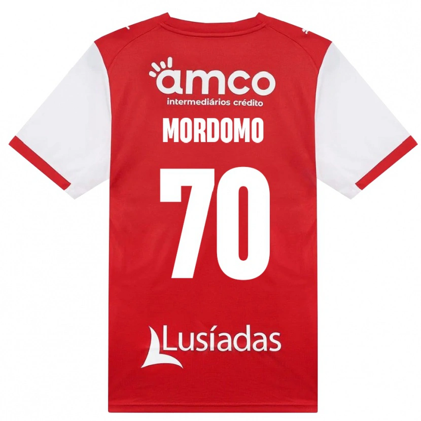 Danxen Hombre Camiseta Mordomo #70 Rojo Blanco Negro 1ª Equipación 2026/27 La Camisa México