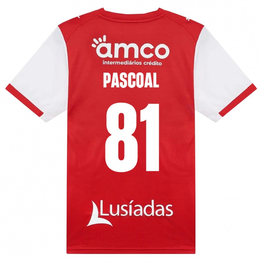 Danxen Hombre Camiseta Fodé Pascoal #81 Rojo Blanco Negro 1ª Equipación 2026/27 La Camisa México