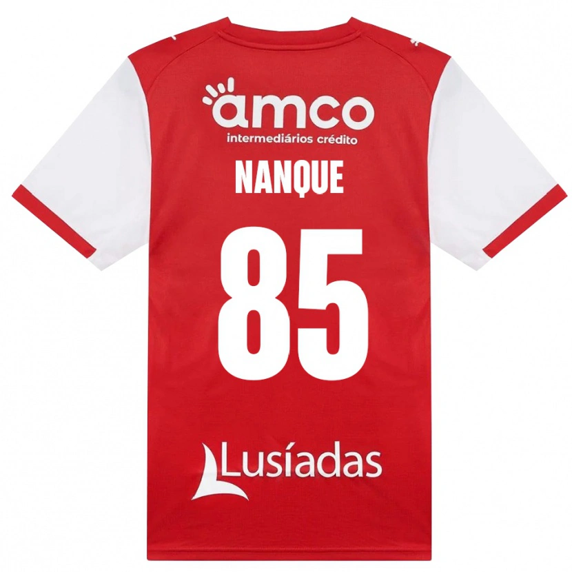 Danxen Hombre Camiseta Edgar Nanque #85 Rojo Blanco Negro 1ª Equipación 2026/27 La Camisa México