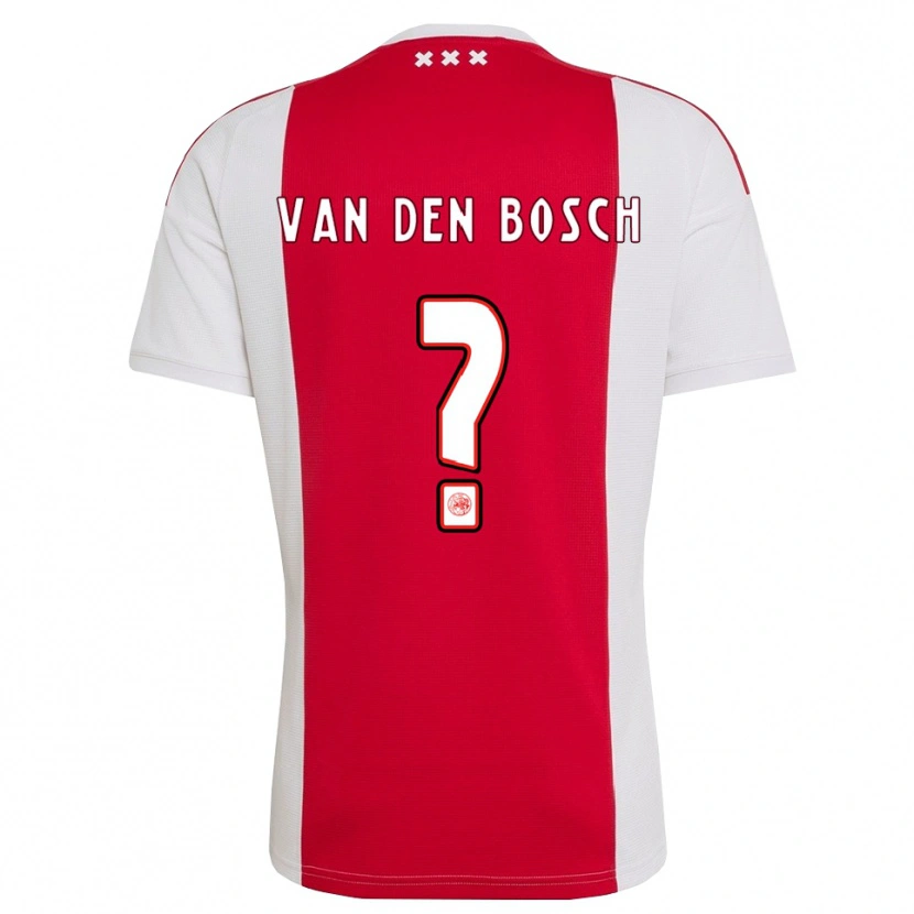 Danxen Hombre Camiseta Frederico Van Den Bosch #0 Rojo Blanco Amarillo 1ª Equipación 2026/27 La Camisa México