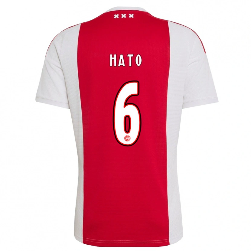 Danxen Hombre Camiseta Elgyn Hato #6 Rojo Blanco Amarillo 1ª Equipación 2026/27 La Camisa México