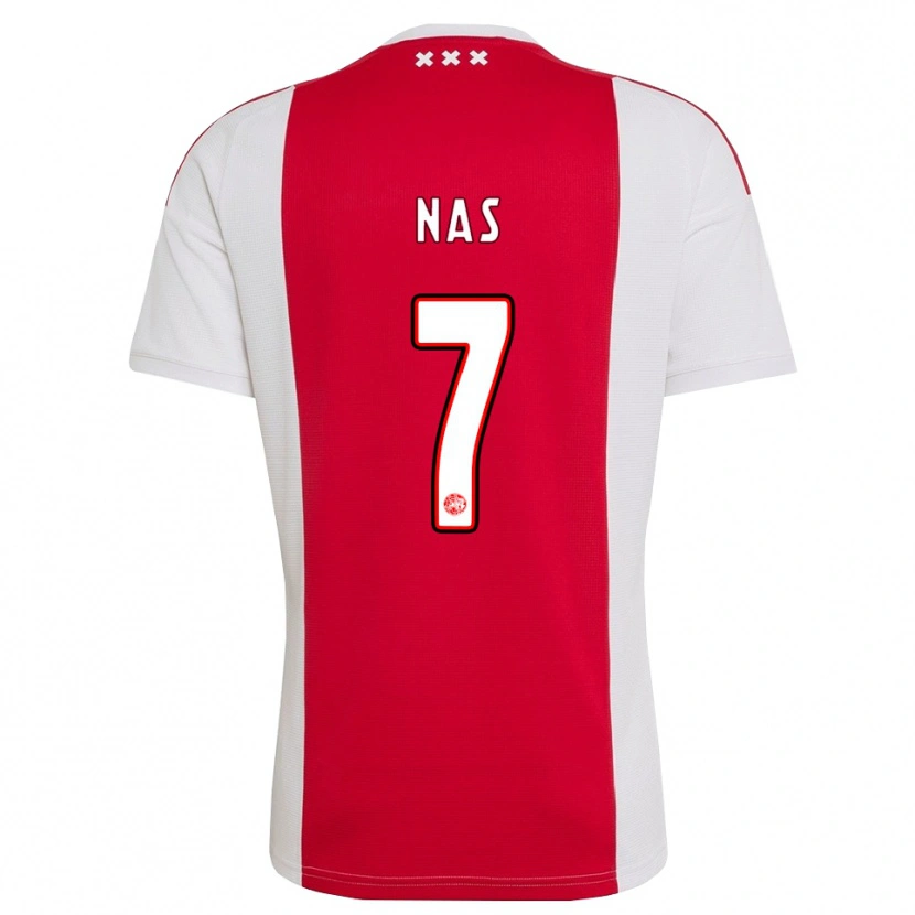 Danxen Hombre Camiseta Luca Nas #7 Rojo Blanco Amarillo 1ª Equipación 2026/27 La Camisa México