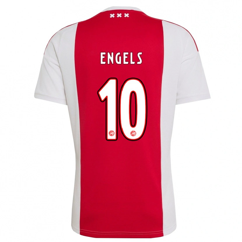 Danxen Hombre Camiseta Chip Engels #10 Rojo Blanco Amarillo 1ª Equipación 2026/27 La Camisa México