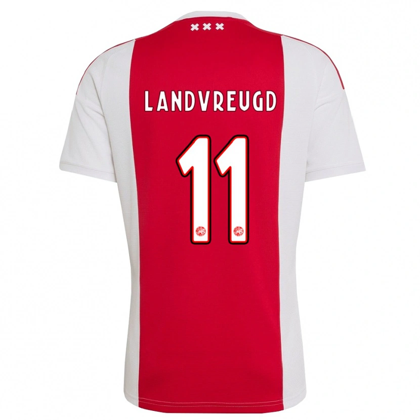 Danxen Hombre Camiseta Nafairon Landvreugd #11 Rojo Blanco Amarillo 1ª Equipación 2026/27 La Camisa México