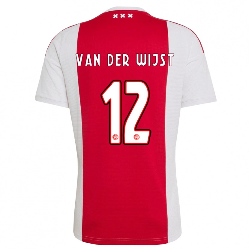 Danxen Hombre Camiseta Giovanni Van Der Wijst #12 Rojo Blanco Amarillo 1ª Equipación 2026/27 La Camisa México