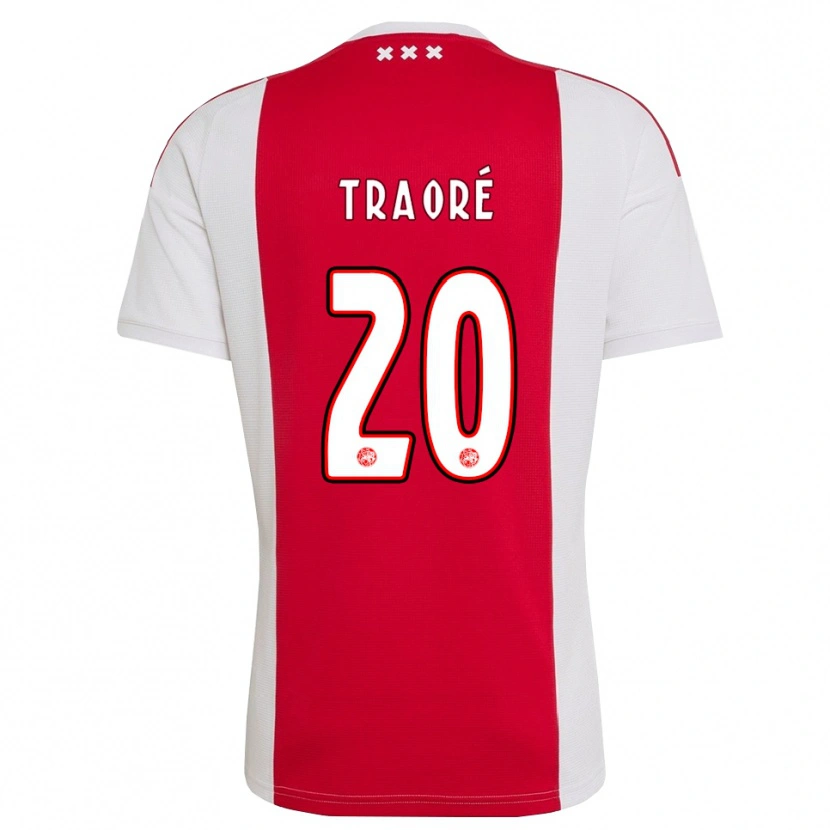Danxen Hombre Camiseta Bertrand Traore #20 Rojo Blanco Amarillo 1ª Equipación 2026/27 La Camisa México