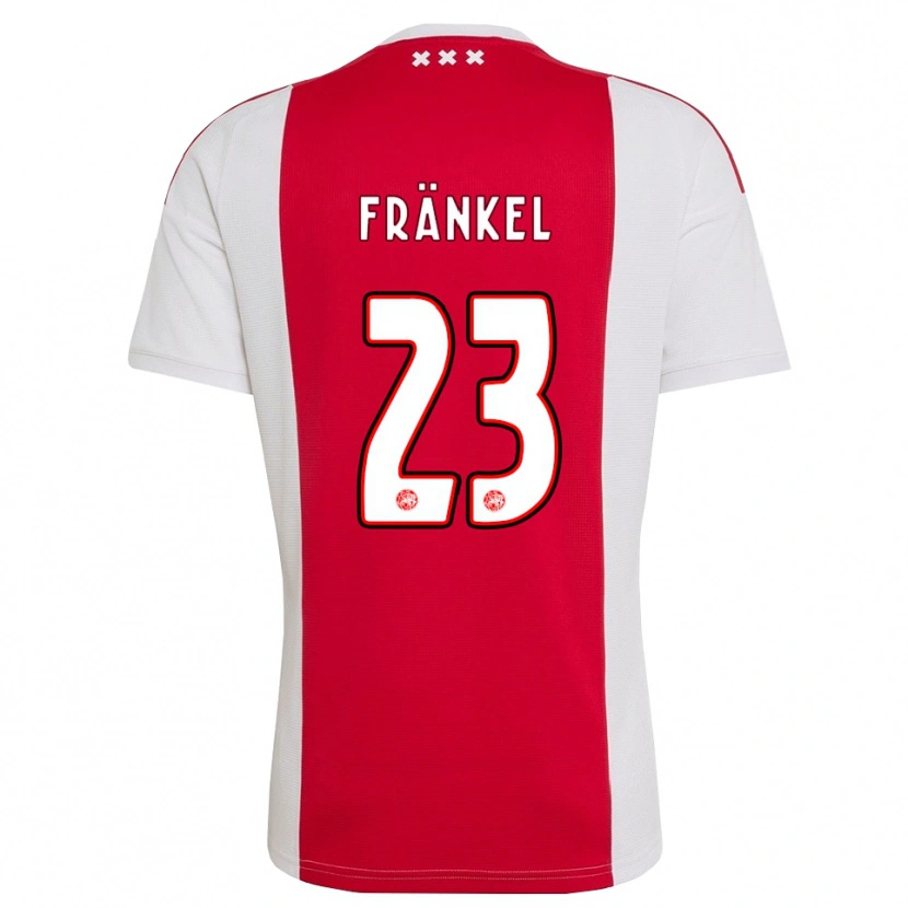 Danxen Hombre Camiseta Leroy Fränkel #23 Rojo Blanco Amarillo 1ª Equipación 2026/27 La Camisa México