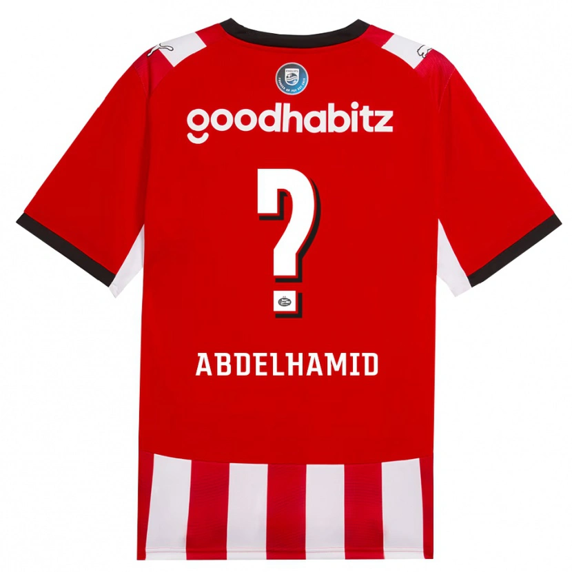 Danxen Hombre Camiseta Essam Abdelhamid #0 Rojo Blanco Negro 1ª Equipación 2026/27 La Camisa México