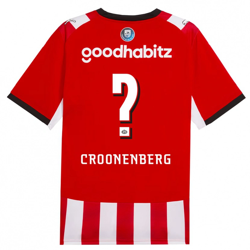 Danxen Hombre Camiseta Luca Croonenberg #0 Rojo Blanco Negro 1ª Equipación 2026/27 La Camisa México