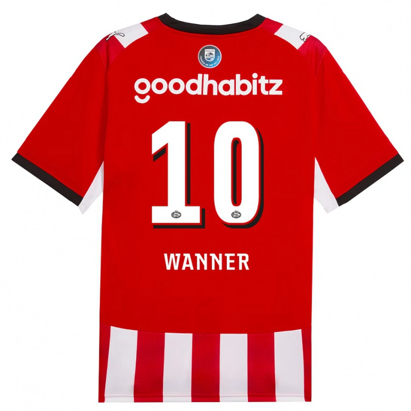 Danxen Hombre Camiseta Paul Wanner #10 Rojo Blanco Negro 1ª Equipación 2026/27 La Camisa México