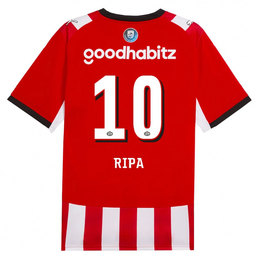 Danxen Hombre Camiseta Chimera Ripa #10 Rojo Blanco Negro 1ª Equipación 2026/27 La Camisa México