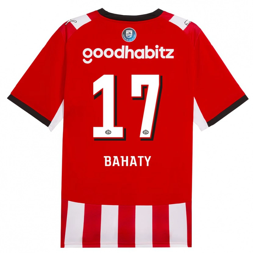 Danxen Hombre Camiseta Manuel Bahaty #17 Rojo Blanco Negro 1ª Equipación 2026/27 La Camisa México