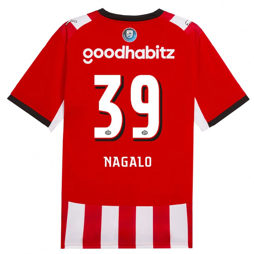 Danxen Hombre Camiseta Adamo Nagalo #39 Rojo Blanco Negro 1ª Equipación 2026/27 La Camisa México