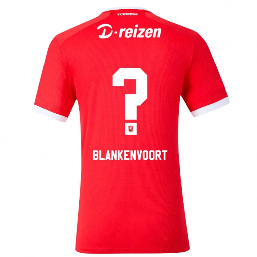 Danxen Hombre Camiseta Rens Blankenvoort #0 Rojo Blanco 1ª Equipación 2026/27 La Camisa México