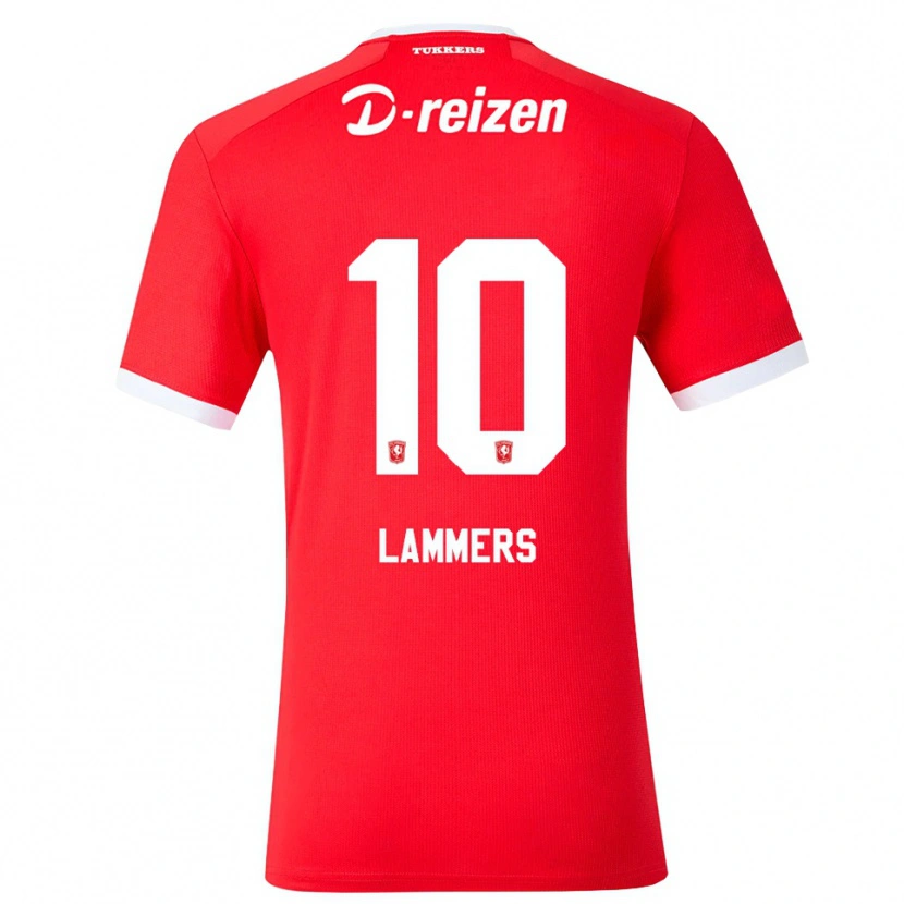 Danxen Hombre Camiseta Sam Lammers #10 Rojo Blanco 1ª Equipación 2026/27 La Camisa México