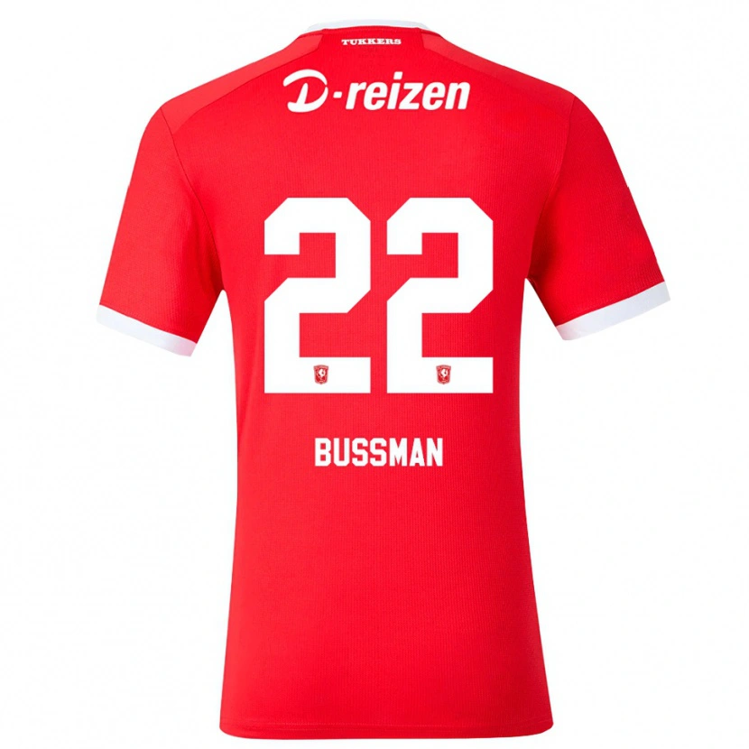 Danxen Hombre Camiseta Fiene Bussman #22 Rojo Blanco 1ª Equipación 2026/27 La Camisa México
