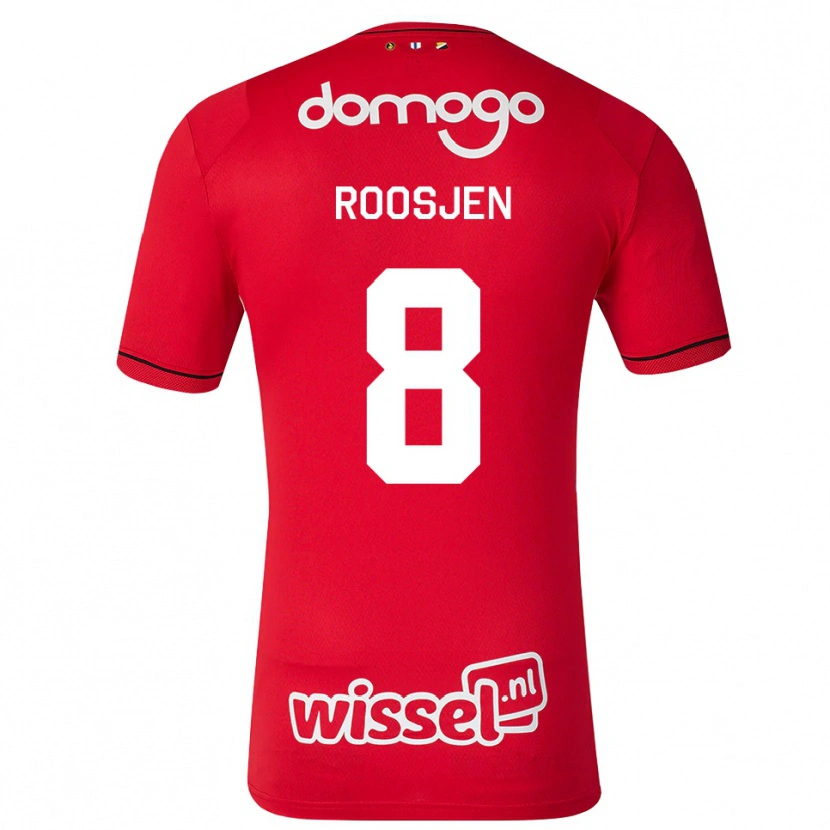 Danxen Hombre Camiseta Judith Roosjen #8 Rojo Blanco Negro 1ª Equipación 2026/27 La Camisa México