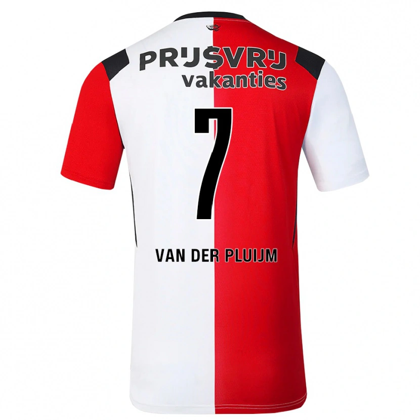 Danxen Hombre Camiseta Marvin Van Der Pluijm #7 Rojo Blanco Negro 1ª Equipación 2026/27 La Camisa México