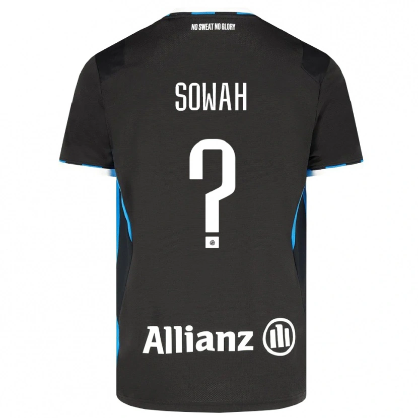 Danxen Hombre Camiseta Kamal Sowah #0 Negro Rojo Azul 1ª Equipación 2026/27 La Camisa México