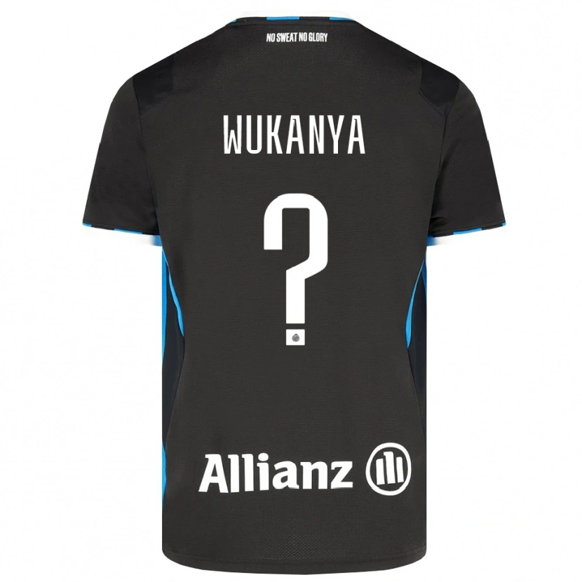 Danxen Hombre Camiseta Stéphane Wukanya #0 Negro Rojo Azul 1ª Equipación 2026/27 La Camisa México
